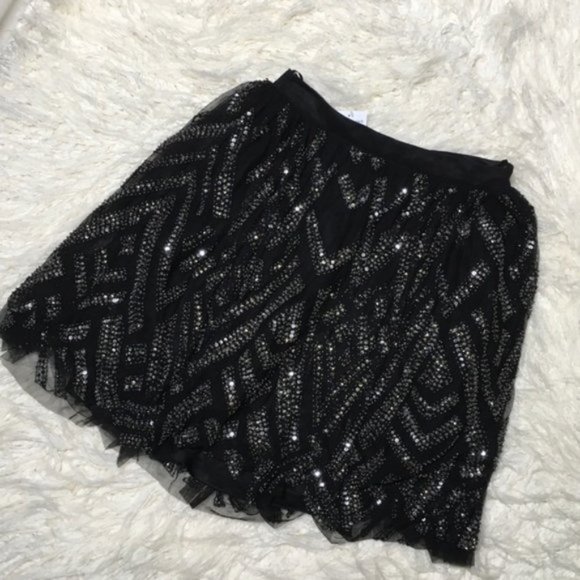 New Parker Switch high rise tulle sequin embellished layered full tutu miniskirt - Picture 4 of 7